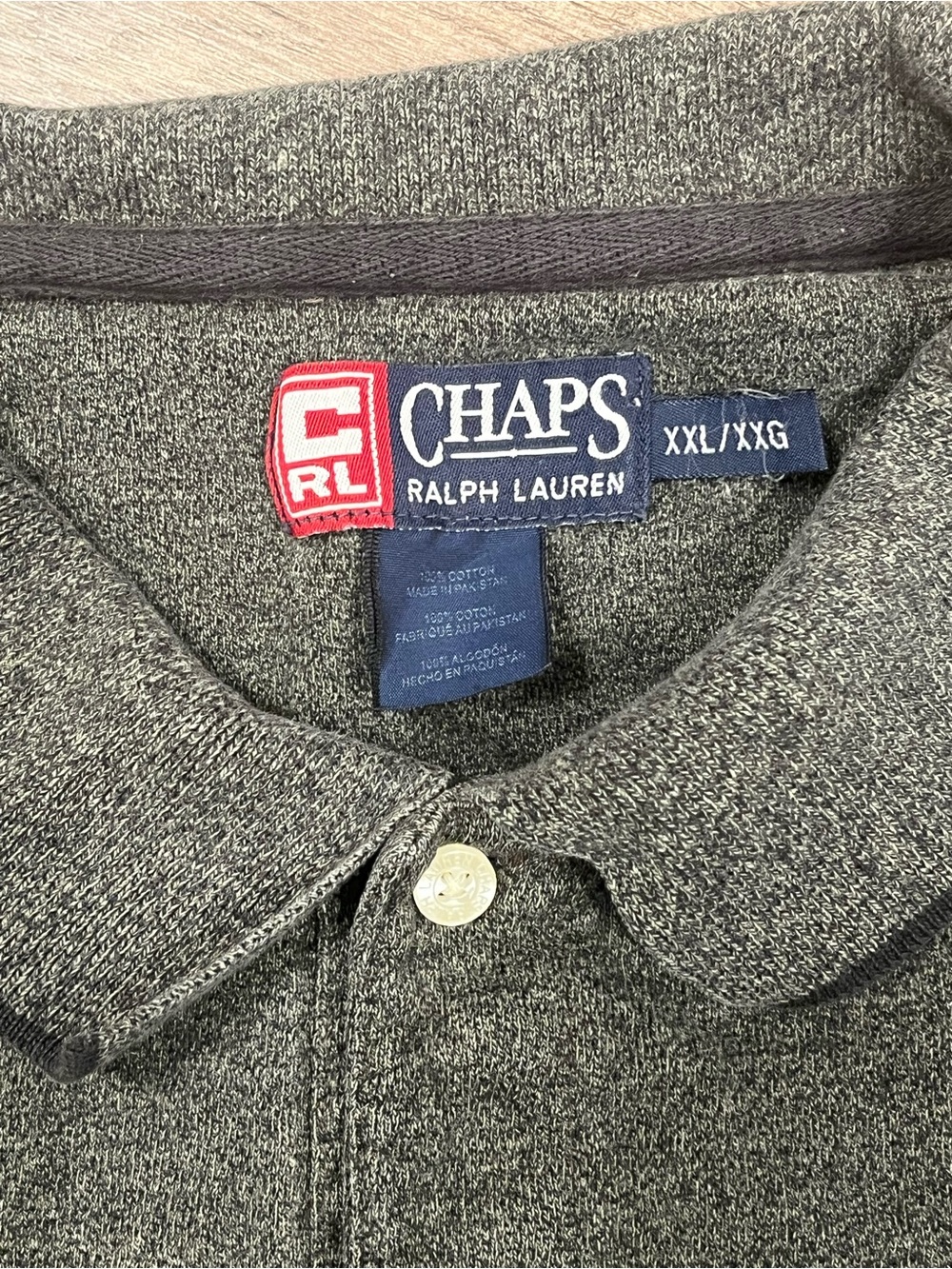 Ralph Lauren Chaps Men's Heather Gray Polo